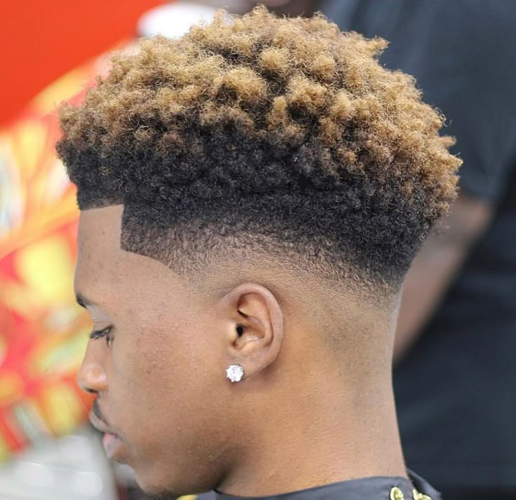 Fresh skin fade with textured top